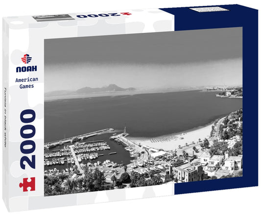 Noah Jigsaw Puzzle Tunisia in black white 2000 pieces