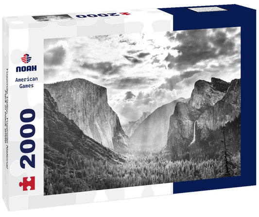 Noah Jigsaw Puzzle Yosemite Valley, Yosemite National Park in black white 2000 pieces