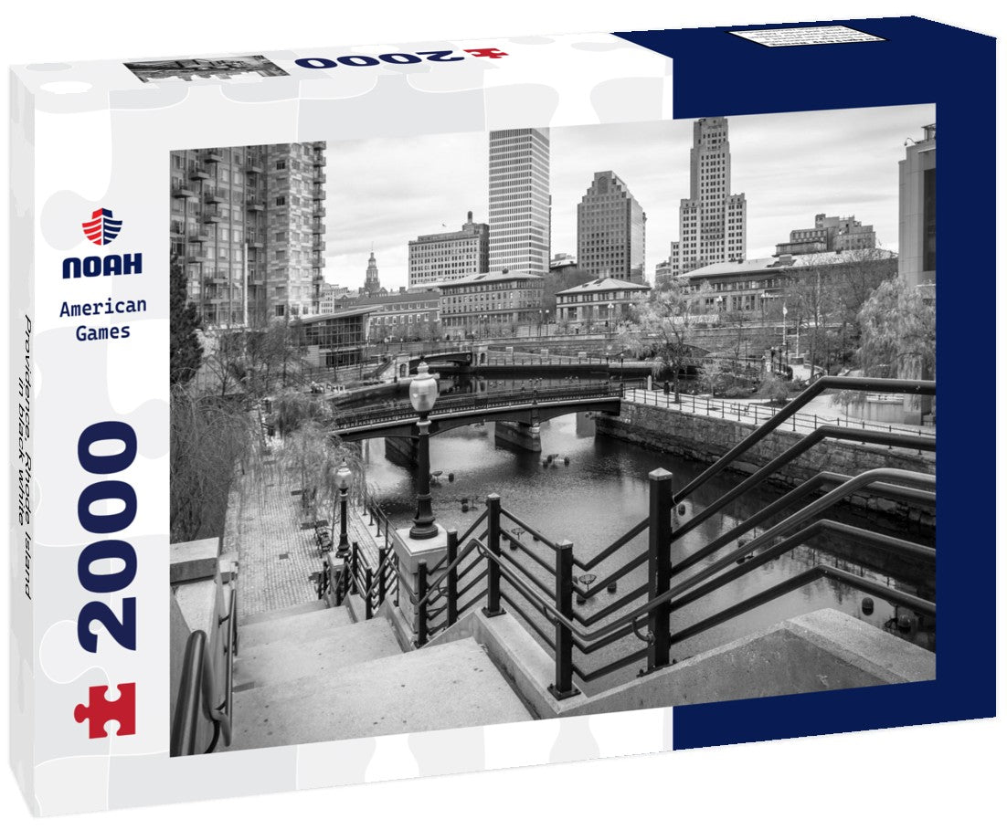 Providence, Rhode Island 2000pc PuzzleBlack and White
