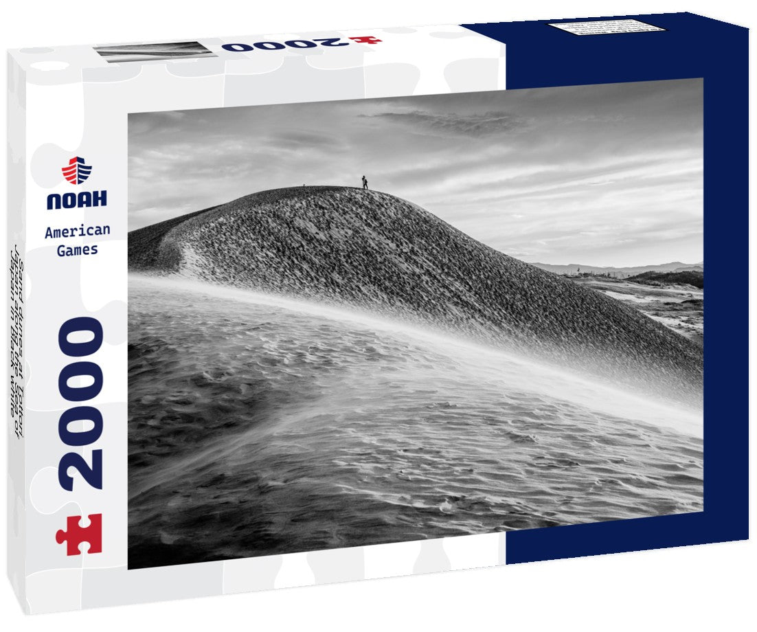 Sand dunes at Tottori, Japan along the Sea of Japan 2000pc PuzzleBlack and White