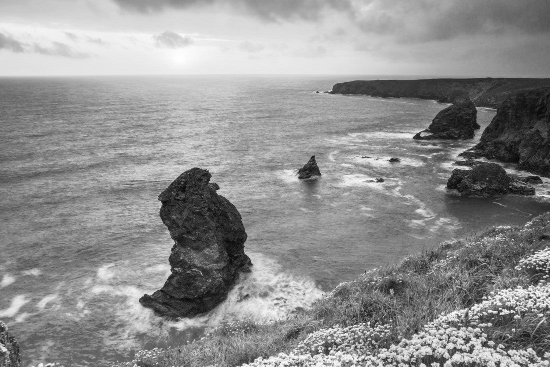 Beruthan Steps, North Cornwall, United Kingdom 2000pc PuzzleBlack and White