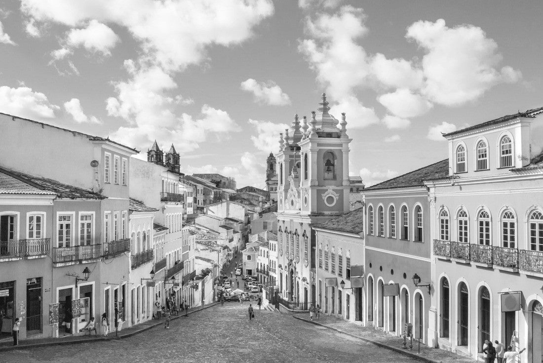 Pelourinho in Salvador da Bahia, Brazil 2000pc PuzzleBlack and White