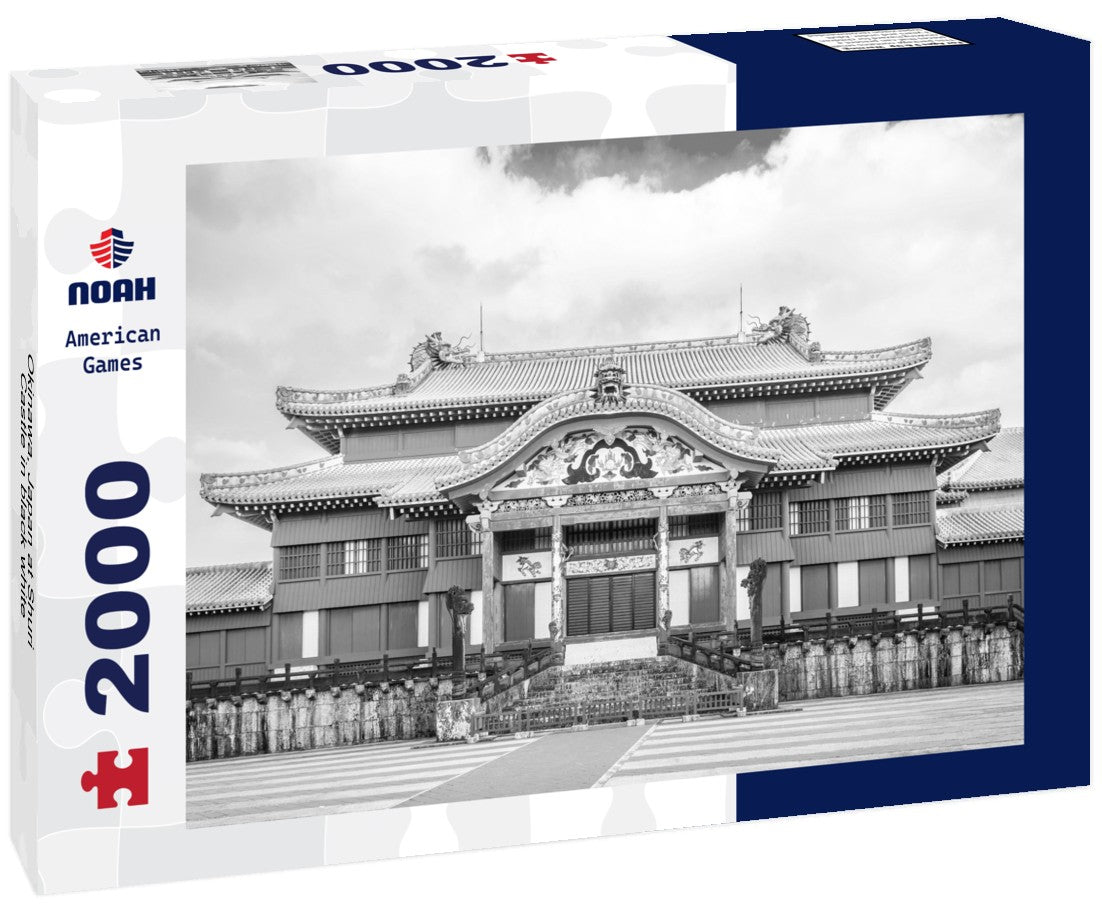 Okinawa, Japan at Shuri Castle 2000pc PuzzleBlack and White