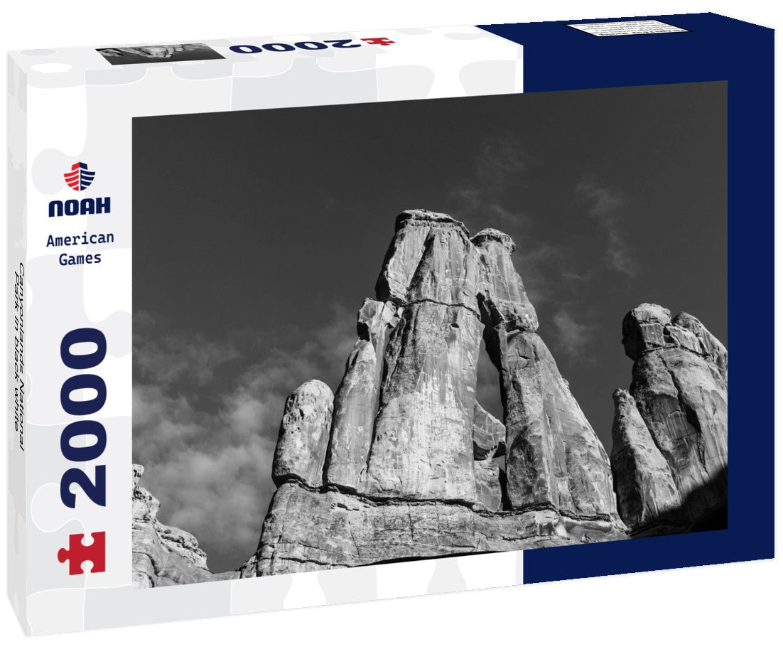 Noah Jigsaw Puzzle Canyonlands National Park in black white 2000 pieces