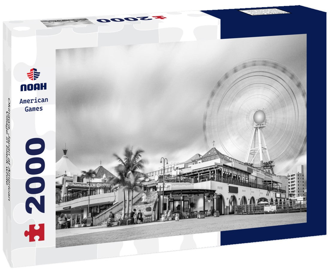 Okinawa, Japan at American Village 2000pc PuzzleBlack and White
