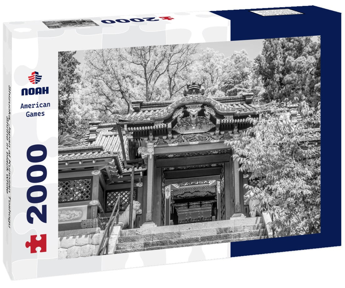 Shizuoka, Japan at Kunozan Toshogu Shrine 2000pc PuzzleBlack and White