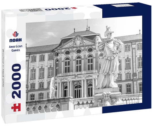Noah Jigsaw Puzzle Bruchsal in black white 2000 pieces