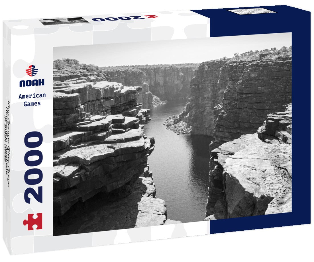 King George River Gorge, Kimberley, Australia 2000pc PuzzleBlack and White