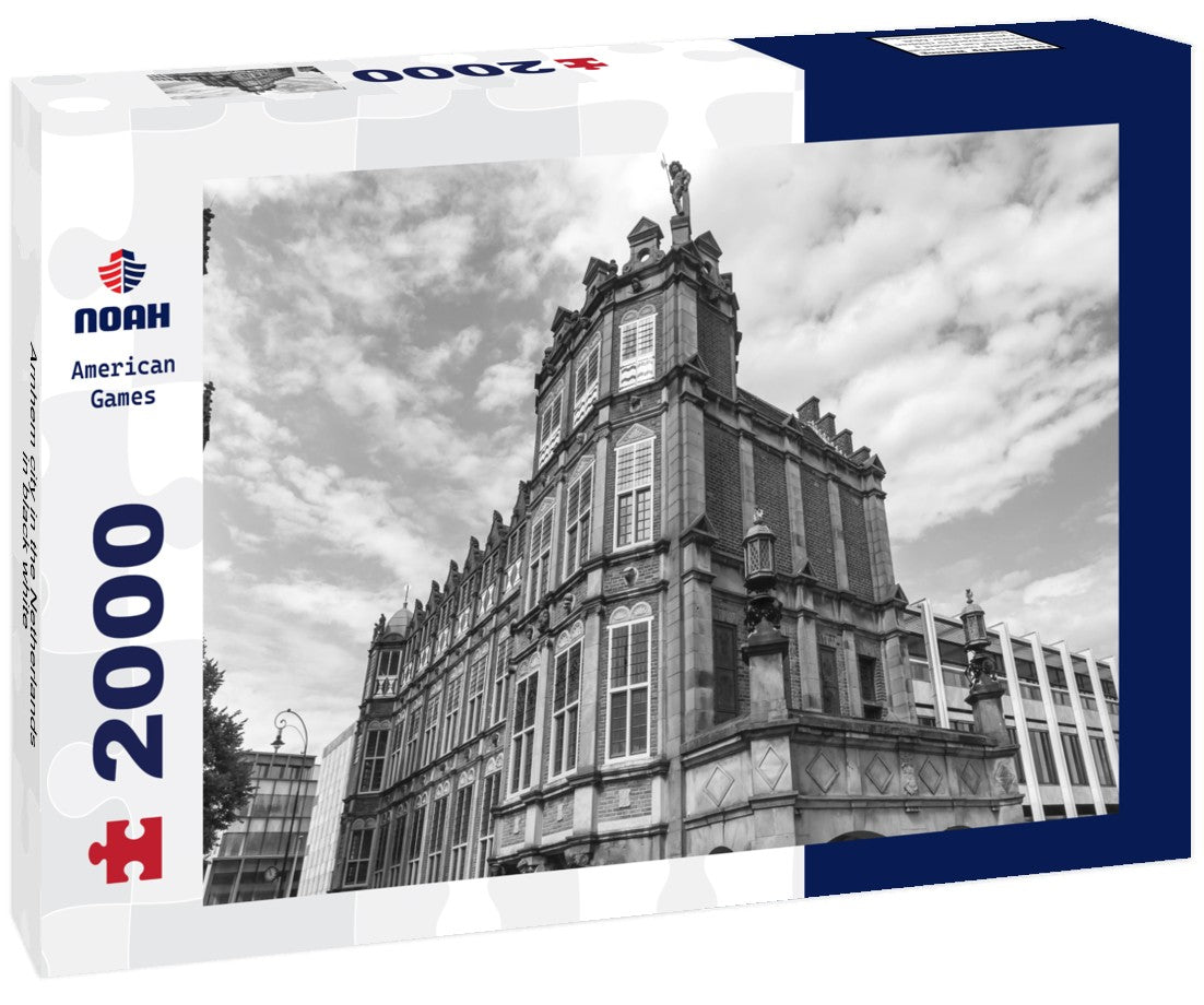 Arnhem city in the Netherlands 2000pc PuzzleBlack and White