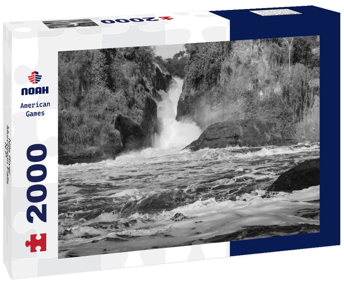 Noah Jigsaw Puzzle Nile River - Murchison Falls N.P. - Uganda in black white 2000 pieces