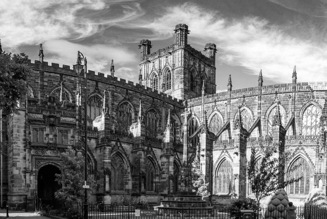 Cathedral of Christ and St. Mary, Chester, United Kingdom 2000pc PuzzleBlack and White