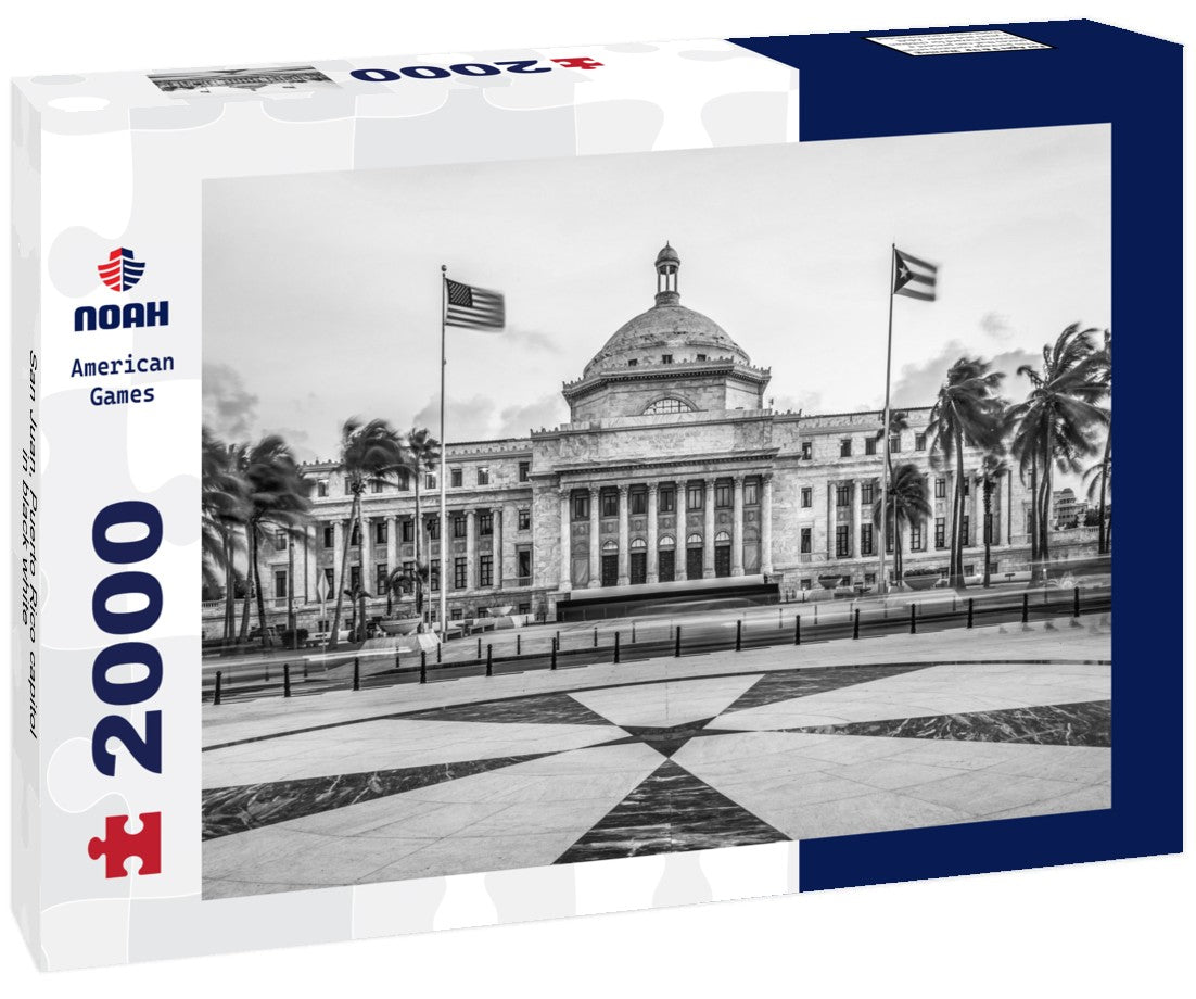 San Juan, Puerto Rico capitol 2000pc PuzzleBlack and White