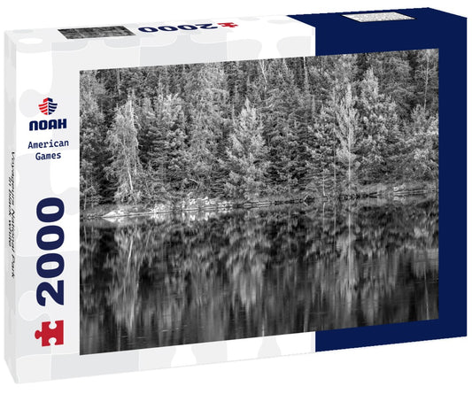 Noah Jigsaw Puzzle Voyageurs National Park in black white 2000 pieces