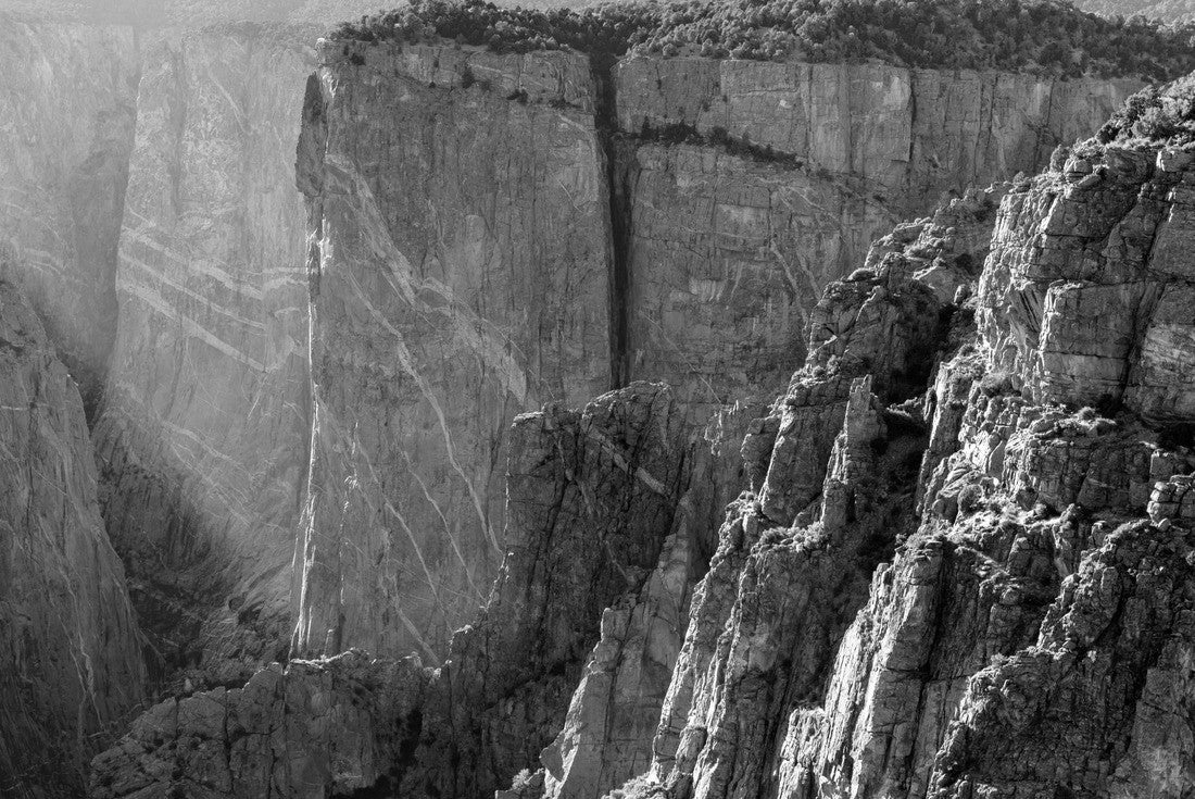 Noah Jigsaw Puzzle Black Canyon of the Gunnison National Park, Co, USA in black white 2000 pieces