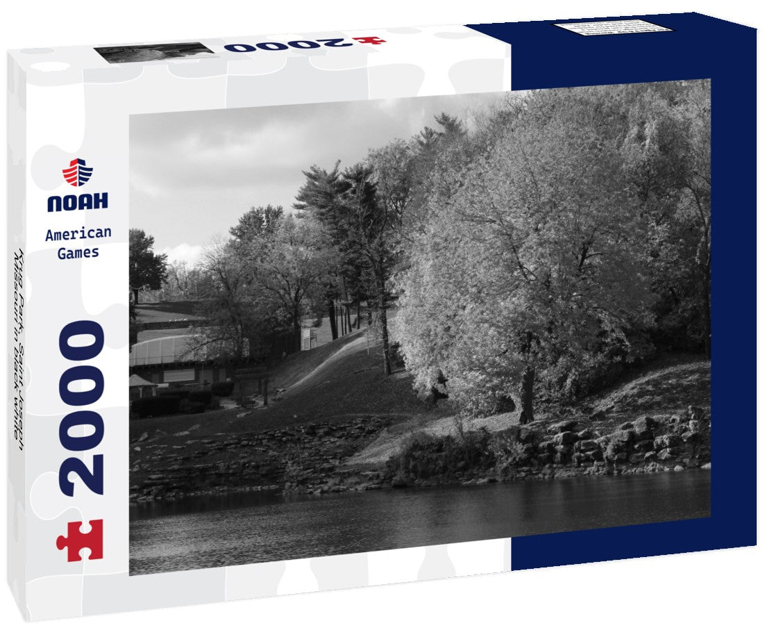 Krug Park, Saint Joseph, Missouri 2000pc PuzzleBlack and White