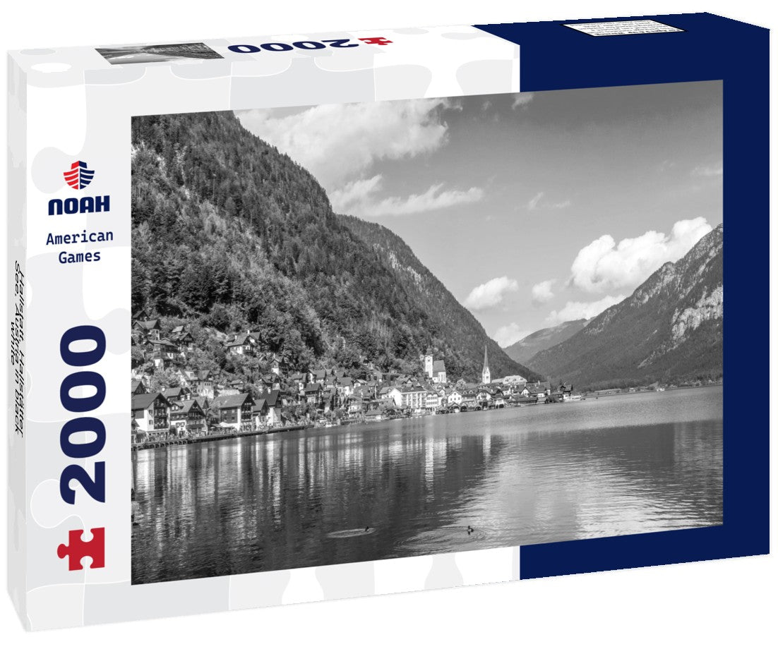Hallstatt, Hallstätter See, Austria 2000pc PuzzleBlack and White