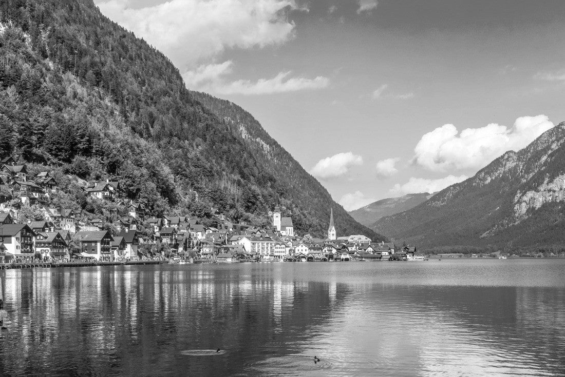 Hallstatt, Hallstätter See, Austria 2000pc PuzzleBlack and White