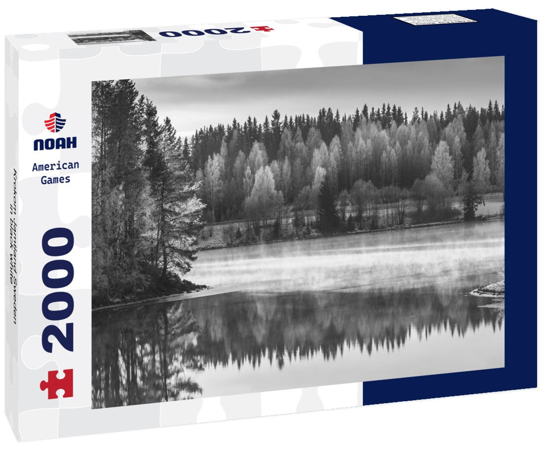 Krokom Jamtland Sweden 2000pc PuzzleBlack and White
