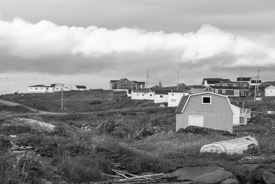 Red Bay, Labrador, Canada - the historic Red Bay, a UNESCO World Heritage Site, where in the 16th century. Basque whales from France and Spain were stationed 2000pc PuzzleBlack and White