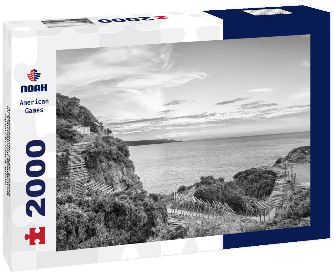 Motonosumi Inari Shrine in Yamaguchi Prefecture, Japan 2000pc PuzzleBlack and White