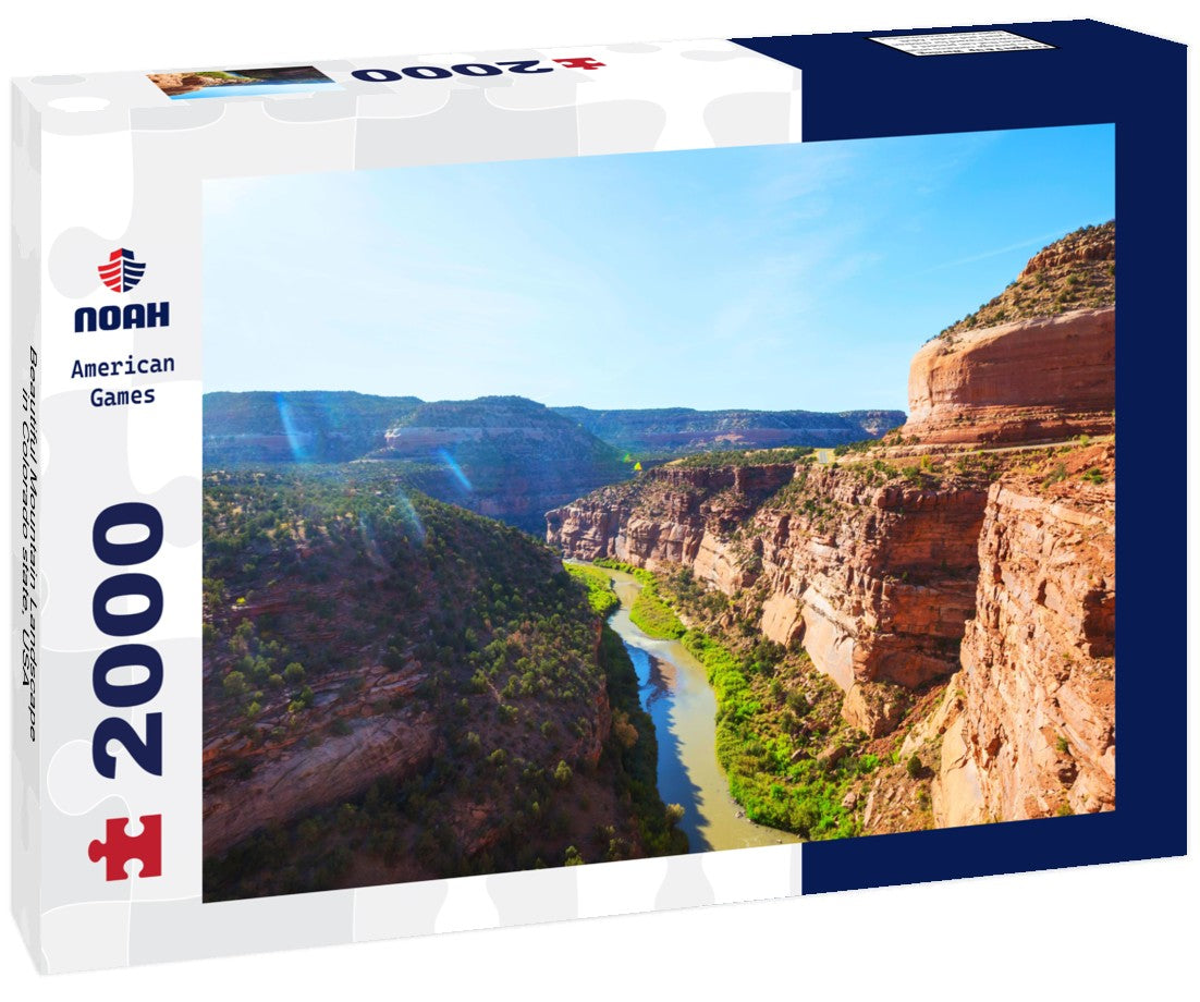 Beautiful Mountain Landscape in Colorado state, USA 2000pc Puzzle