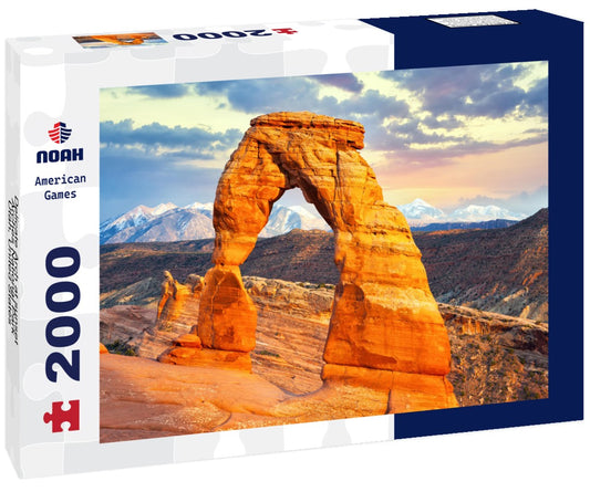 Noah Jigsaw Puzzle Delicate Arch at sunset, Arches National Park, Utah, United States 2000 pieces