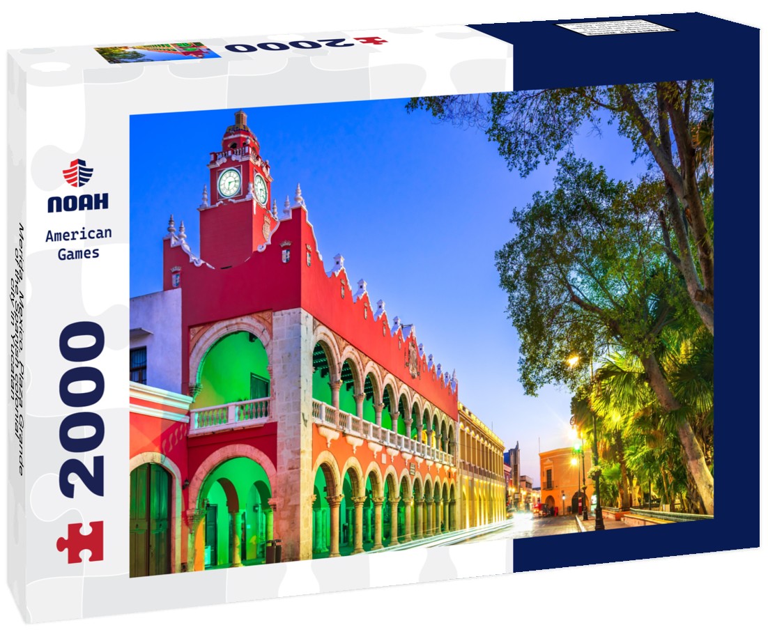 Merida, Mexico. Plaza Grande of the Spanish colonial city in Yucatan 2000pc Puzzle