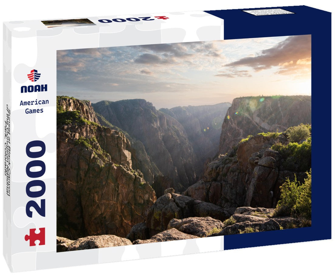 Sunset at Black Canyon of the Gunnison National Park, Colorado 2000pc Puzzle