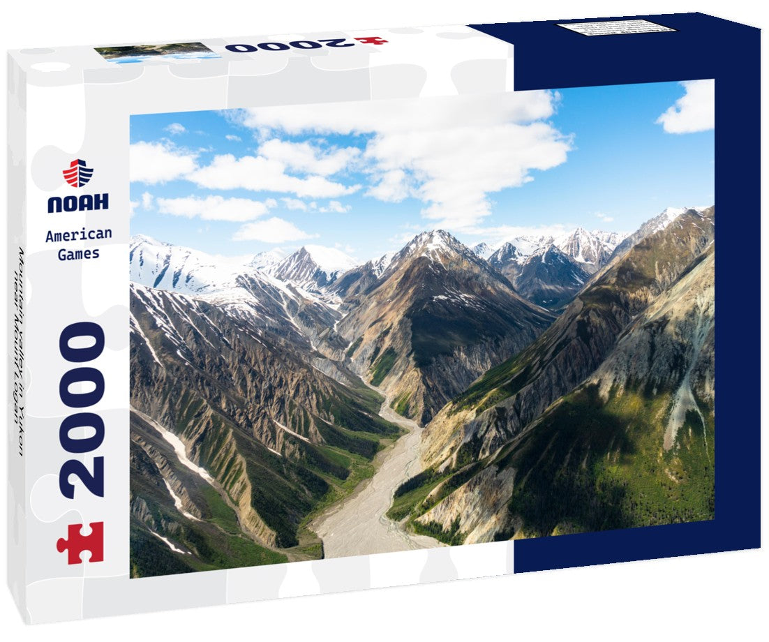 Mountain valley in Yukon, near Mount Logan 2000pc Puzzle