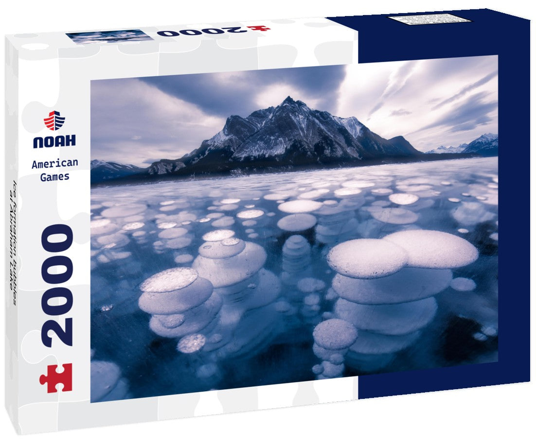 Noah Jigsaw Puzzle Ice formation bubbles at Abraham Lake 2000 pieces