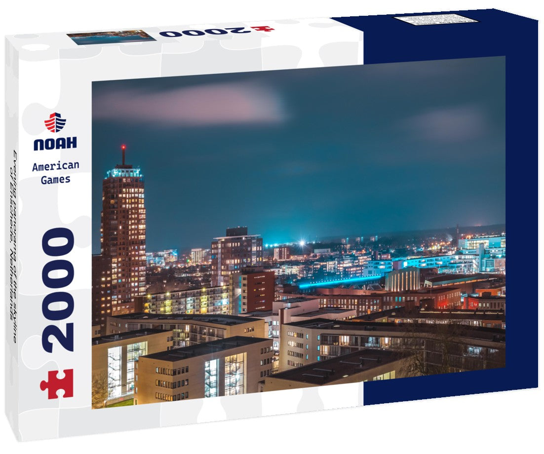 Evening  the skyline of Enschede, Netherlands 2000pc Puzzle