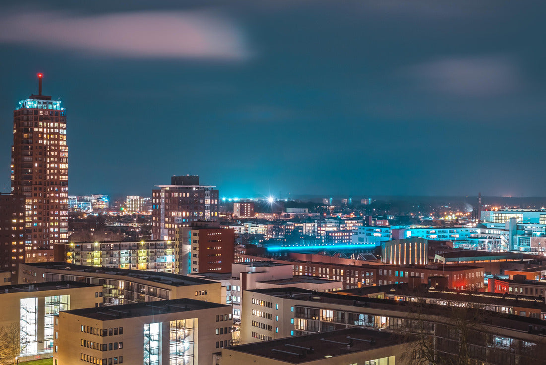 Evening  the skyline of Enschede, Netherlands 2000pc Puzzle