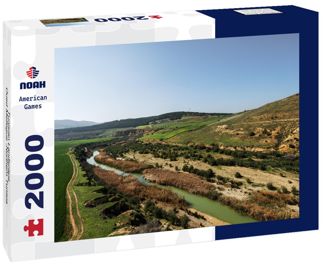 Tunisian Landscape - Oued Mellegue -Northern Tunisia 2000pc Puzzle