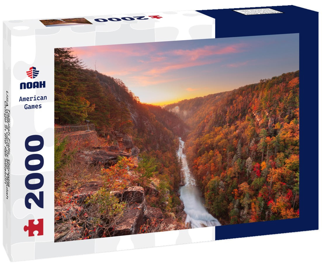 Tallulah Falls, Georgia, USA with a view of the Tallulah Gorge in the fall season 2000pc Puzzle
