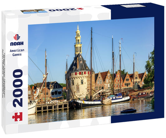 Noah Jigsaw Puzzle Historic tower Hoofttoren in the harbor of Hoorn, North Holland, Netherlands 2000 pieces