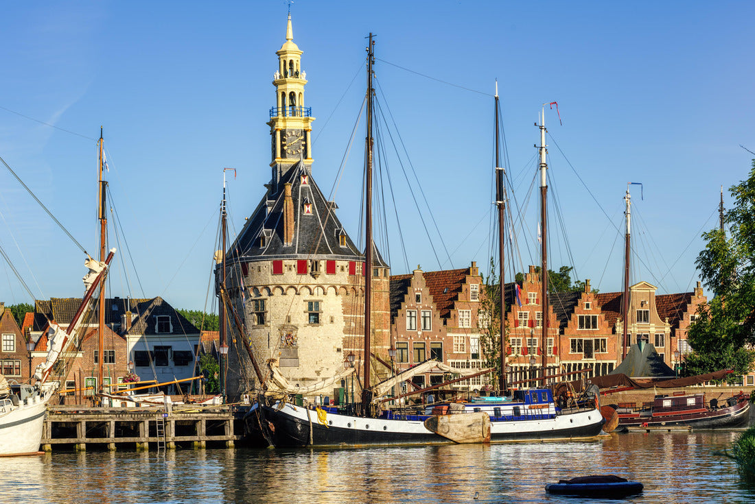 Historic tower Hoofttoren in the harbor of Hoorn, North Holland, Netherlands 2000pc Puzzle