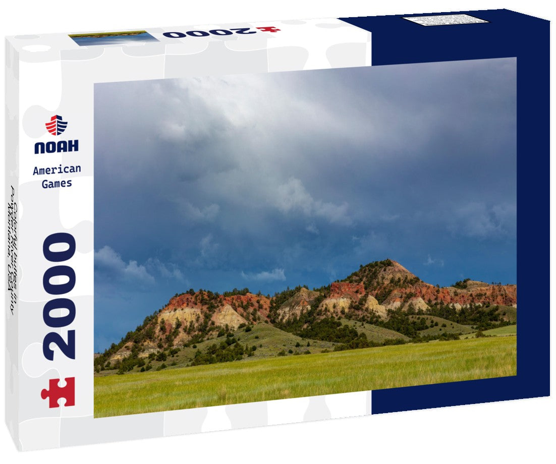 Colorful buttes in Powder River County, Montana, USA 2000pc Puzzle