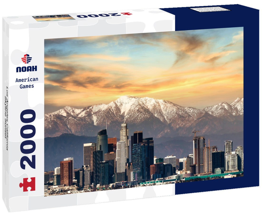 Los Angeles California Skyline Sunset 2000pc Puzzle