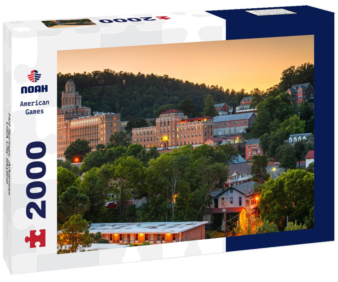 Hot Springs, Arkansas, USA City Skyline 2000pc Puzzle