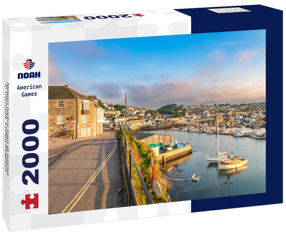 Newlyn harbor town at sunrise in Cornwall. United Kingdom 2000pc Puzzle