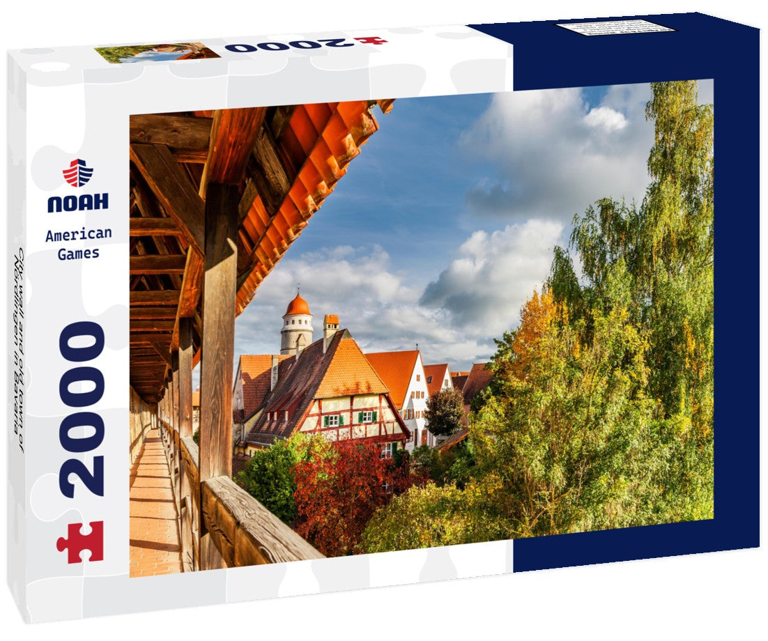 City wall and old town of Nördlingen in Bavaria 2000pc Puzzle