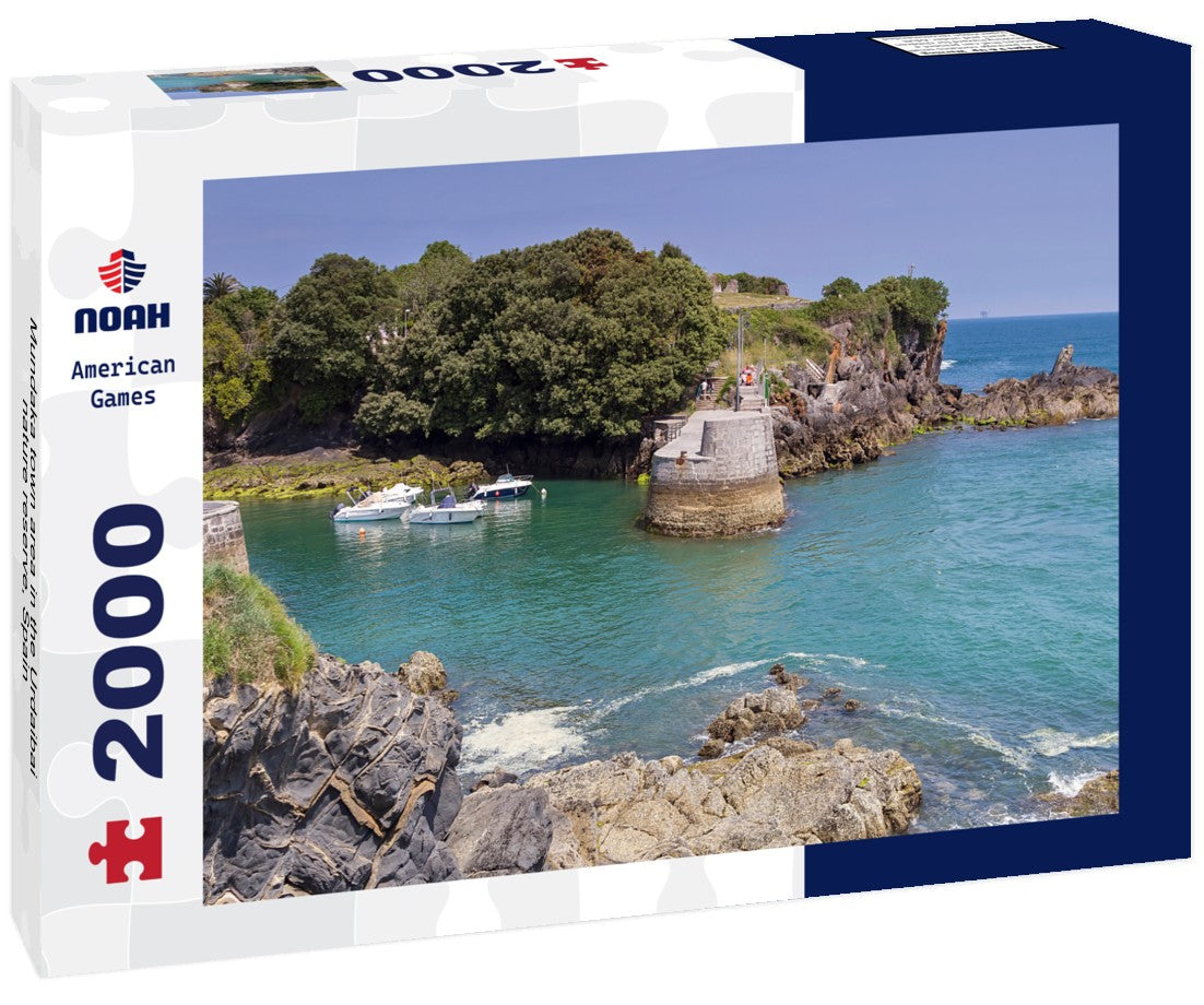 Mundaka town area in the Urdaibai nature reserve, Spain 2000pc Puzzle