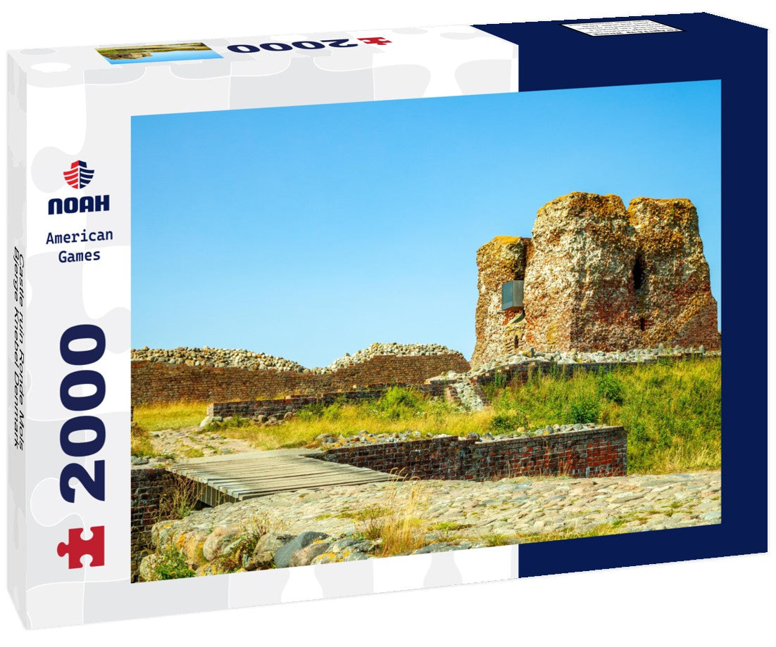 Castle ruin Ronde Mols Bjerge Knebel Denmark 2000pc Puzzle