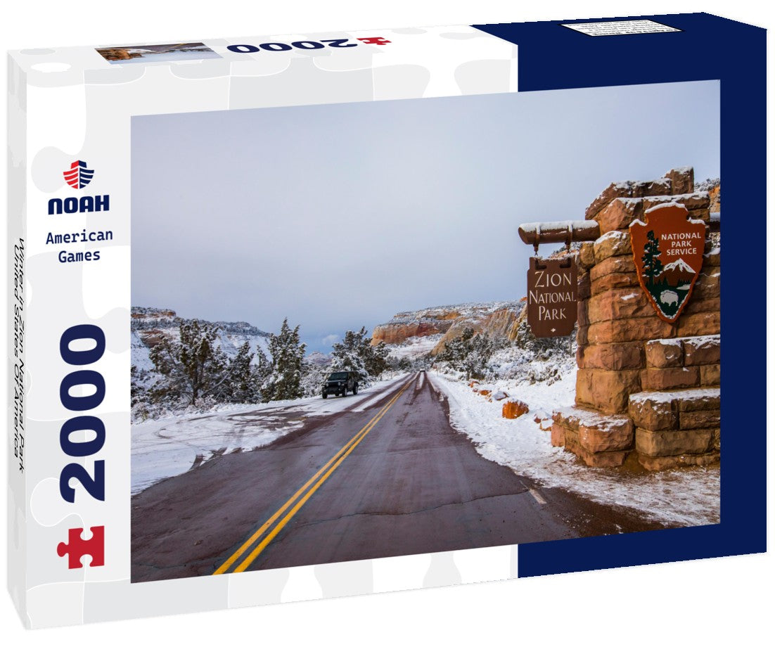 Noah Jigsaw Puzzle Winter in Zion National Park, United States Of America 2000 pieces