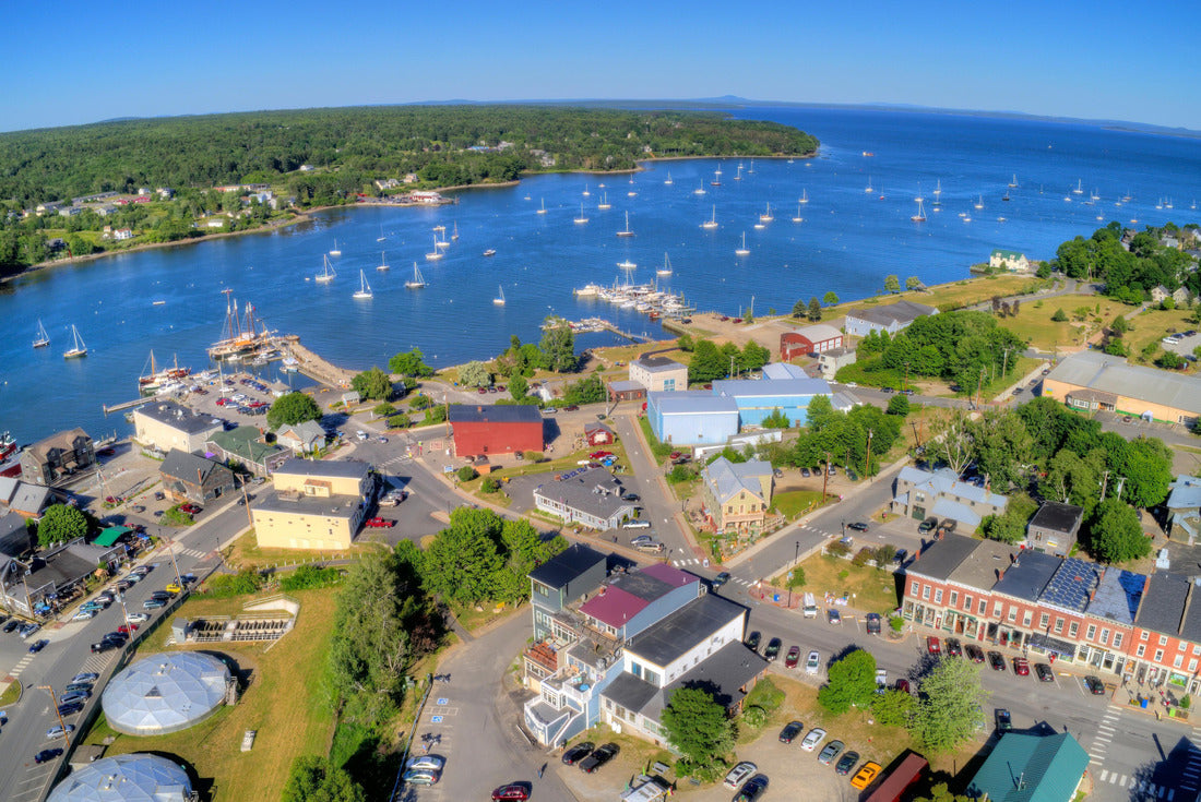 Belfast is a small town in rural Maine in the summer 2000pc Puzzle