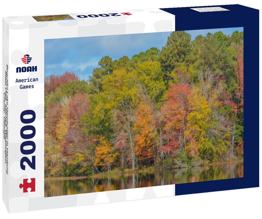 Beautiful Lake Hamburger in Hamburg State Park, Mitchell, Washington County, Georgia 2000pc Puzzle