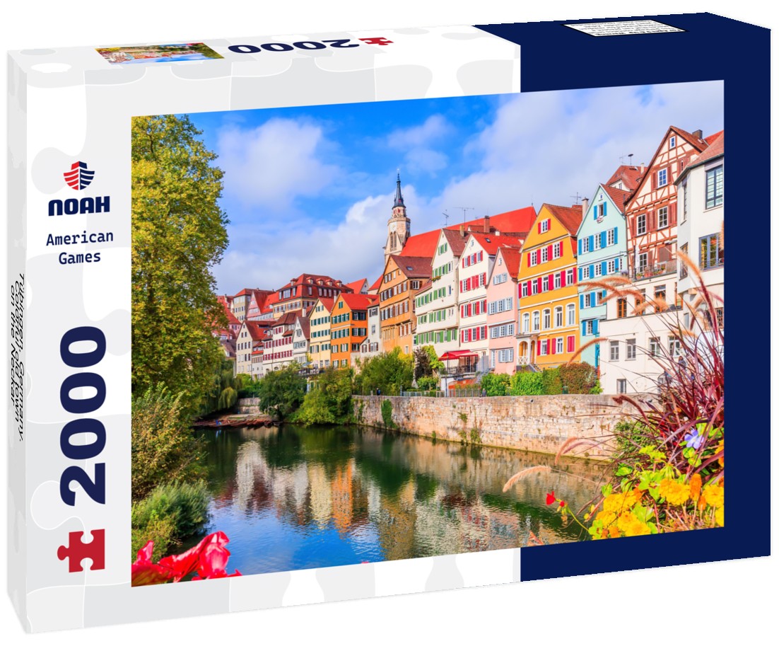 Tübingen, Germany. Colorful old town on the Neckar 2000pc Puzzle