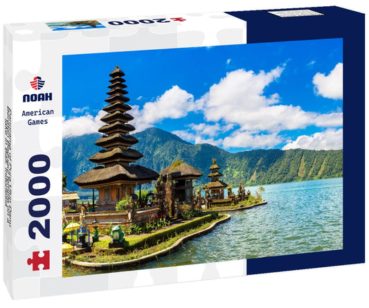 Noah Jigsaw Puzzle Panorama of Pura Ulun Danu Beratan Bedugul temple on a lake in Bali, Indonesia 2000 pieces