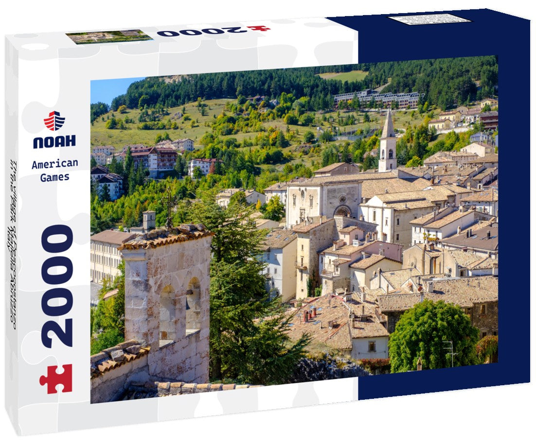 The village of Pescocostanzo in the Park Mallella Abruzzo, Italy 2000pc Puzzle