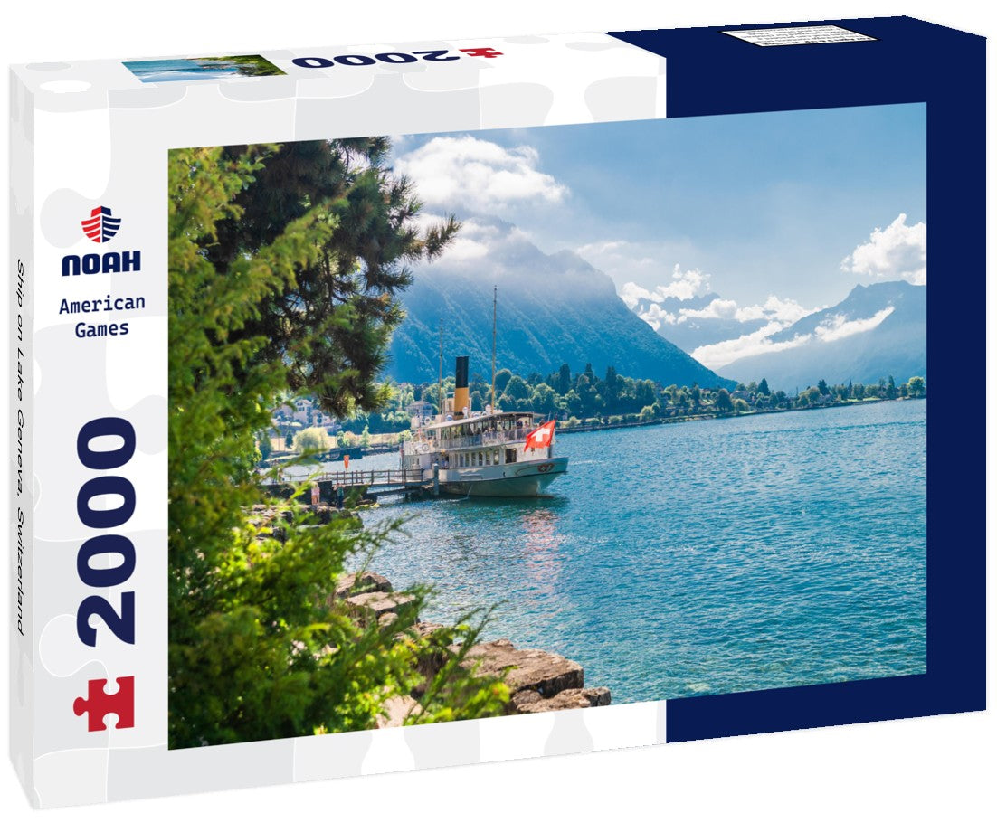 Noah Jigsaw Puzzle Ship on Lake Geneva, Switzerland 2000 pieces